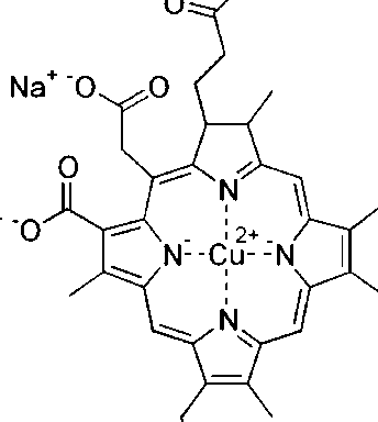 Chlorophyllin Chemical Structure